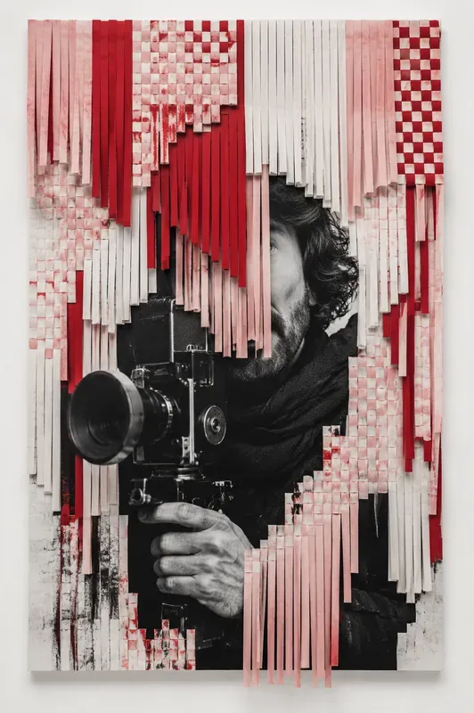 Contemporary Fringe Collage Portraits
