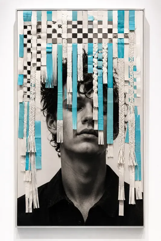 Contemporary Fringe Collage Portraits