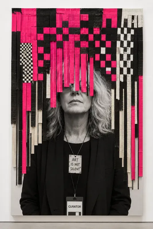 Contemporary Fringe Collage Portraits