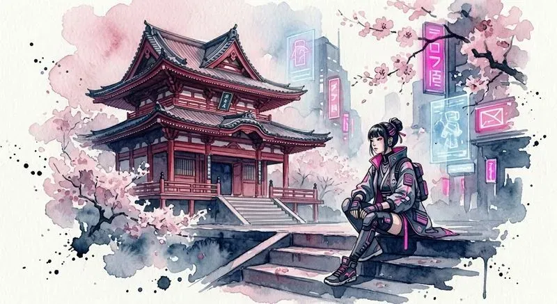Japanese Water Color Art