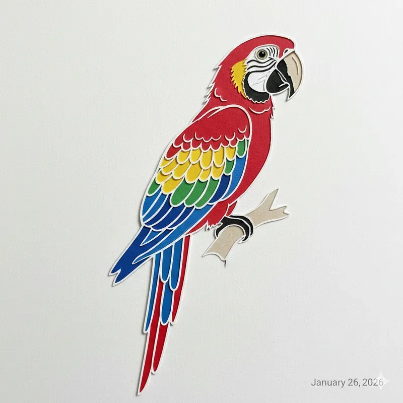 Layered Paper Cut Animal Art Collections