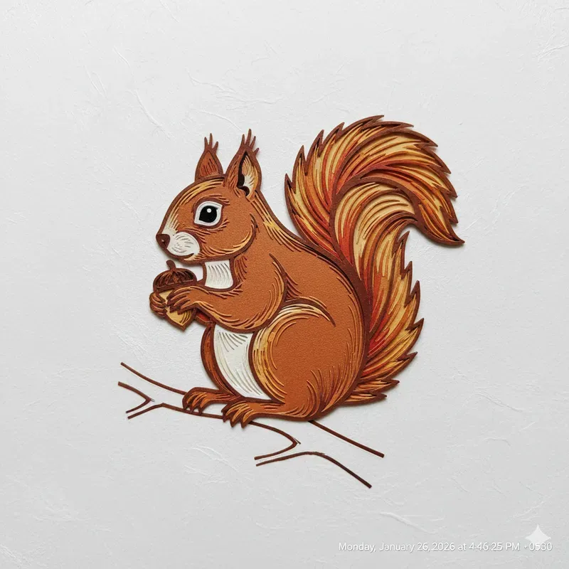 Layered Paper Cut Animal Art Collections