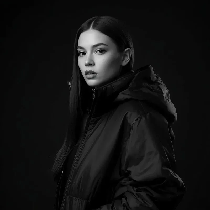 Monochromatic Luxury Fashion Portraits