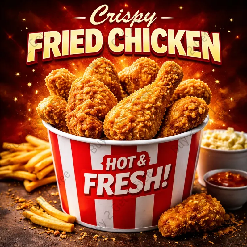 Bold Restaurant Food Poster Designs