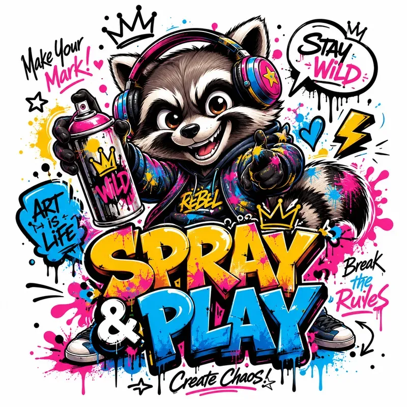 Graffiti Mascot Celebrations