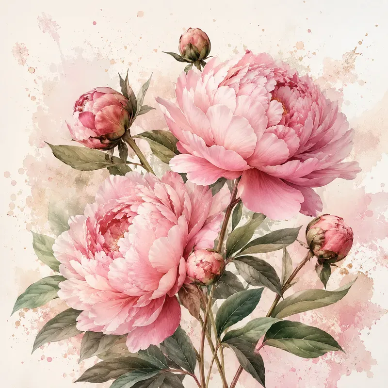 Elegant Botanical Bloom Posters