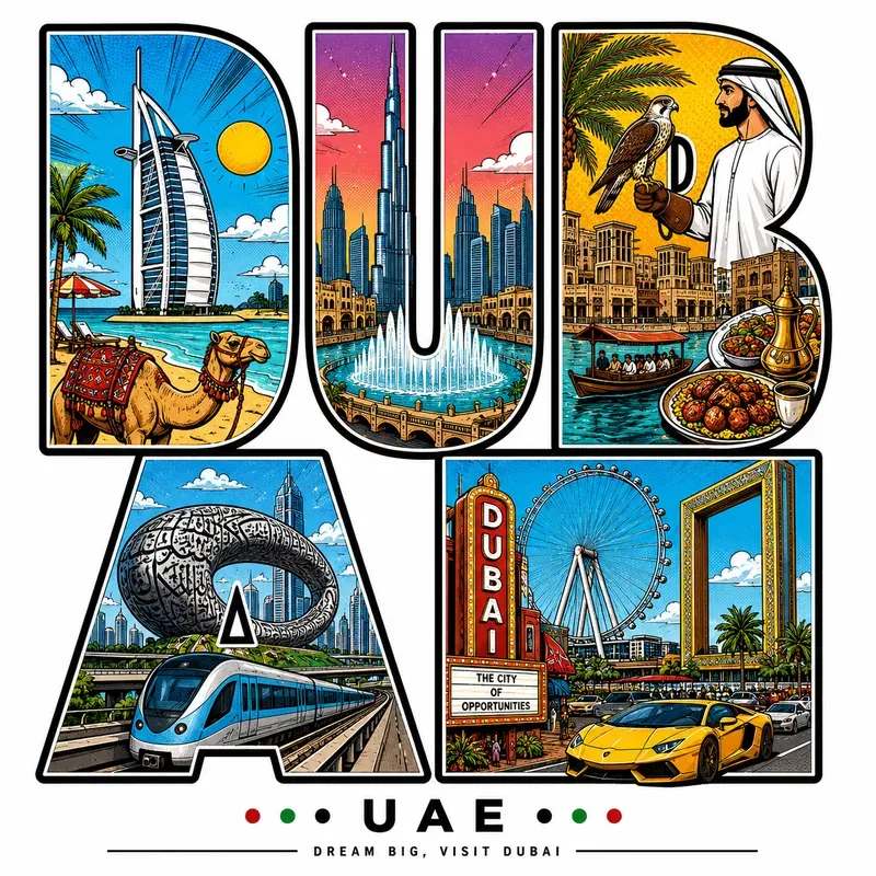 Pop Art City Letter Posters 3D