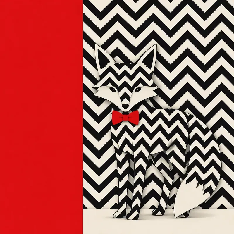 Minimalist Animal Pattern Poster Sets