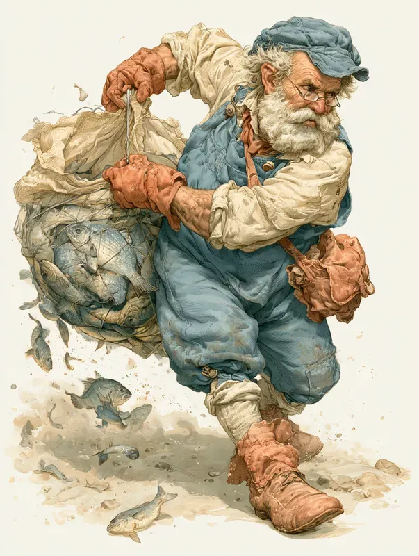 Cinematic Watercolor Characters