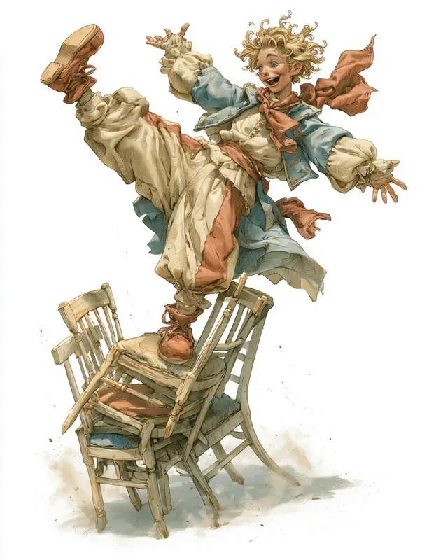 Cinematic Watercolor Characters