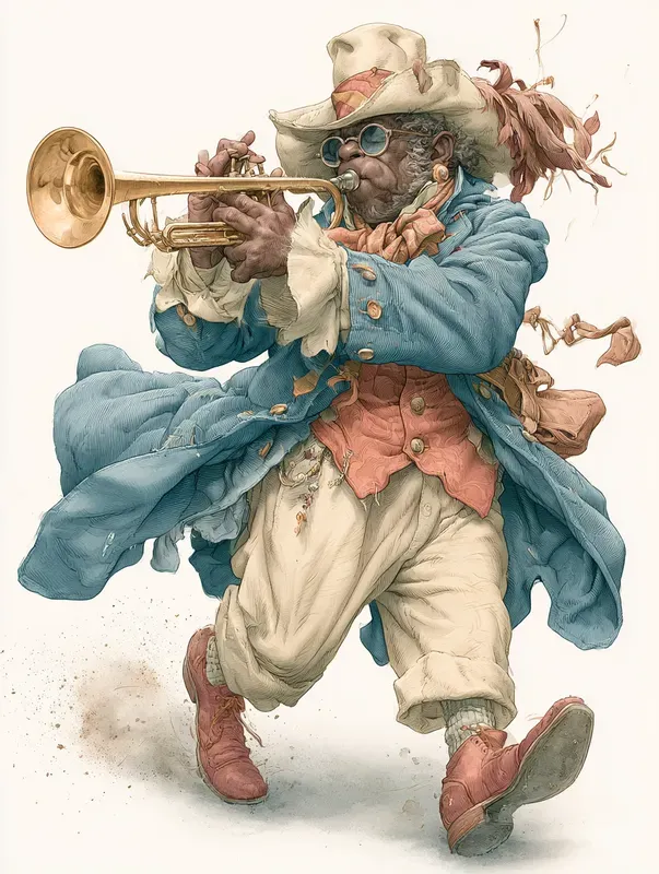 Cinematic Watercolor Characters