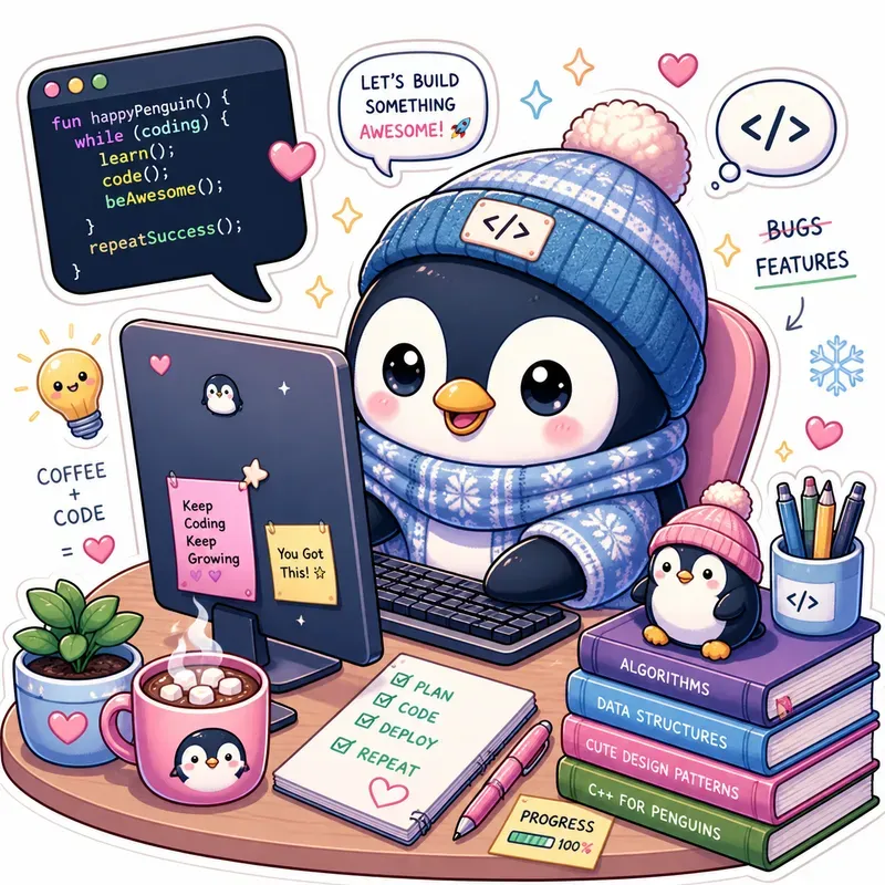 Kawaii Coding Characters