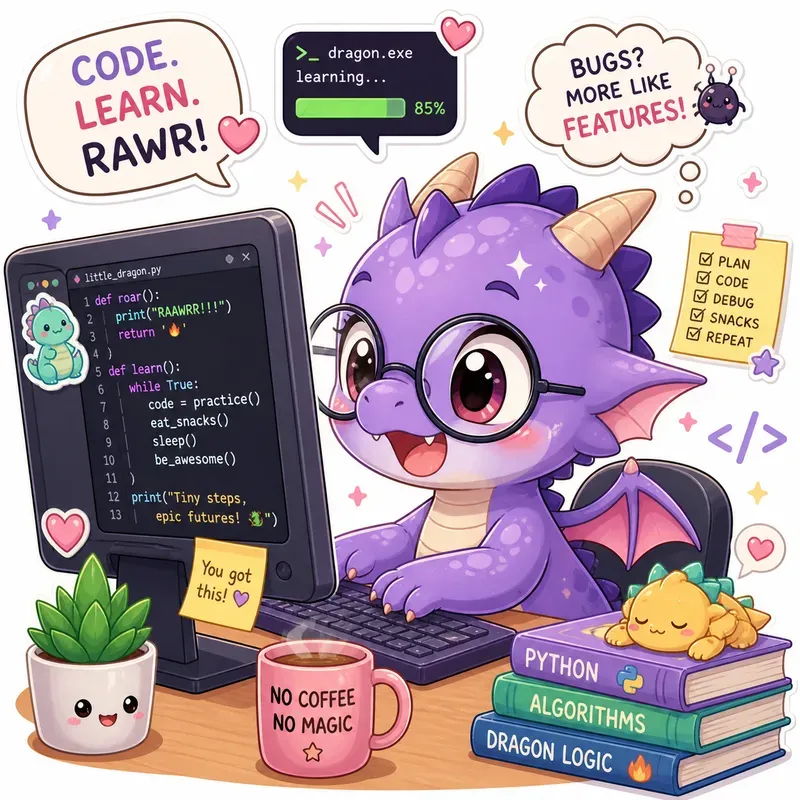 Kawaii Coding Characters