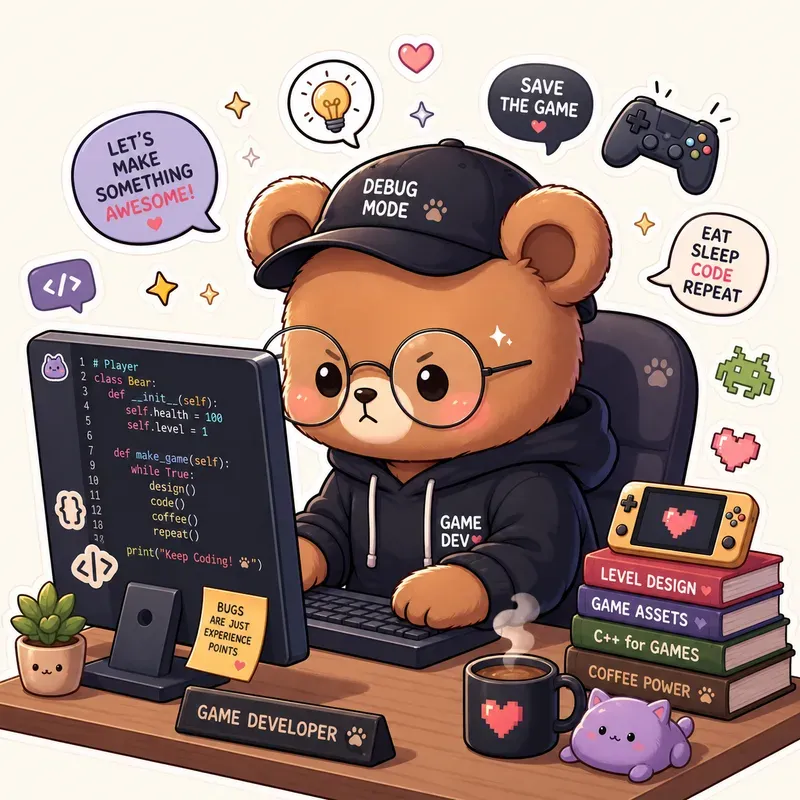 Kawaii Coding Characters