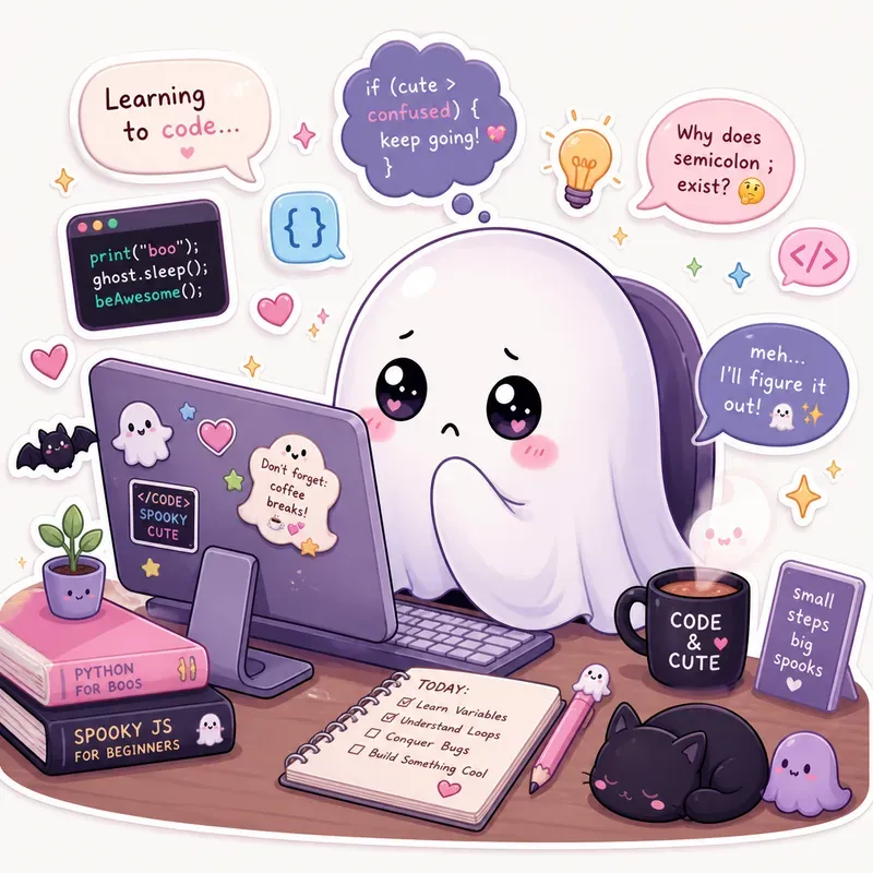 Kawaii Coding Characters