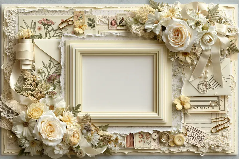 Vintage Printable Scrapbook Pages