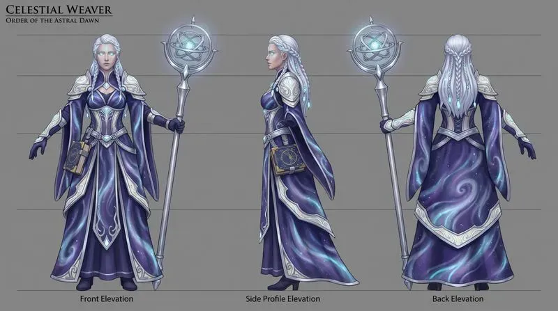 360 Orthographic Character Turnarounds
