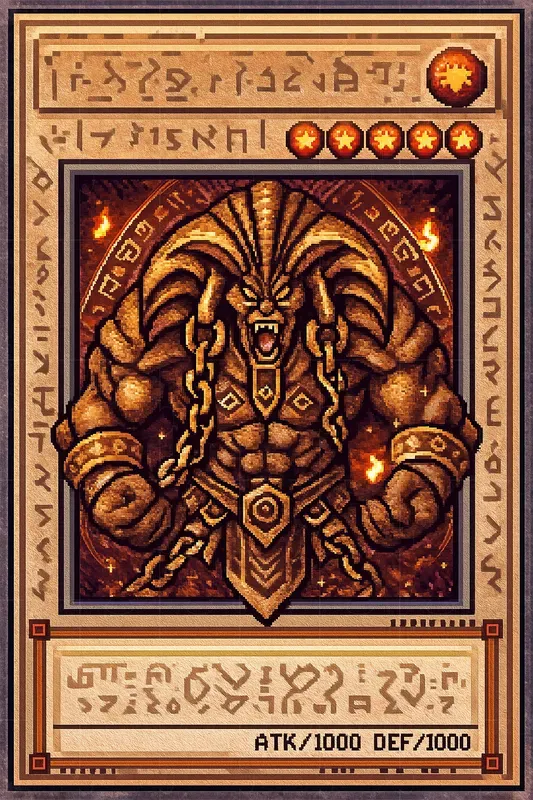 Pixel Art Cards Yugioh