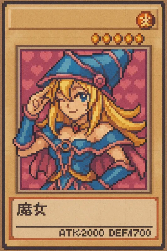Pixel Art Cards Yugioh