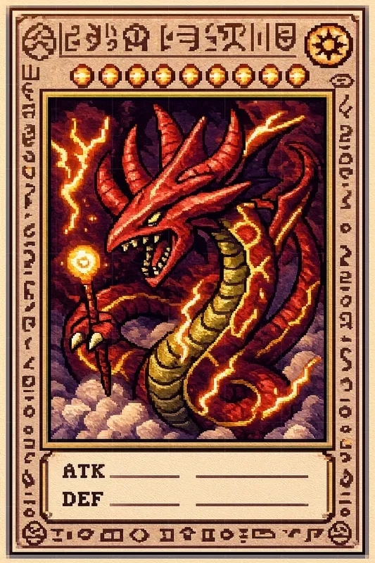 Pixel Art Cards Yugioh