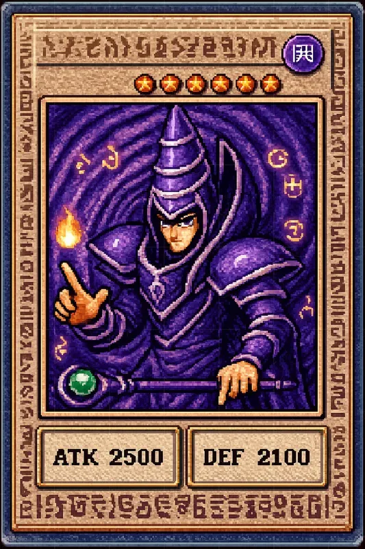 Pixel Art Cards Yugioh