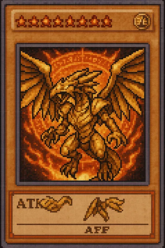 Pixel Art Cards Yugioh