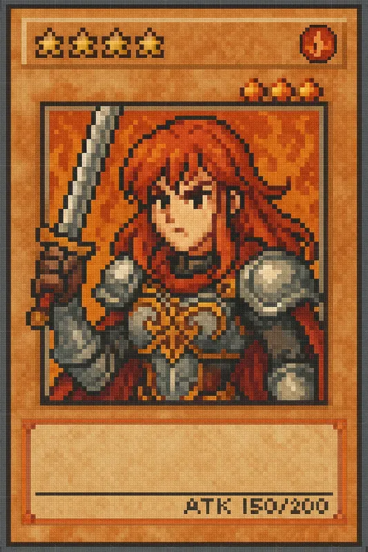 Pixel Art Cards Yugioh