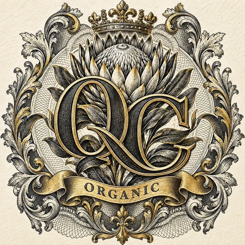Luxury Gold Foil Woodcut Crest Logos