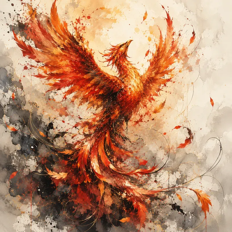 Ethereal Watercolor Inksplash Characters