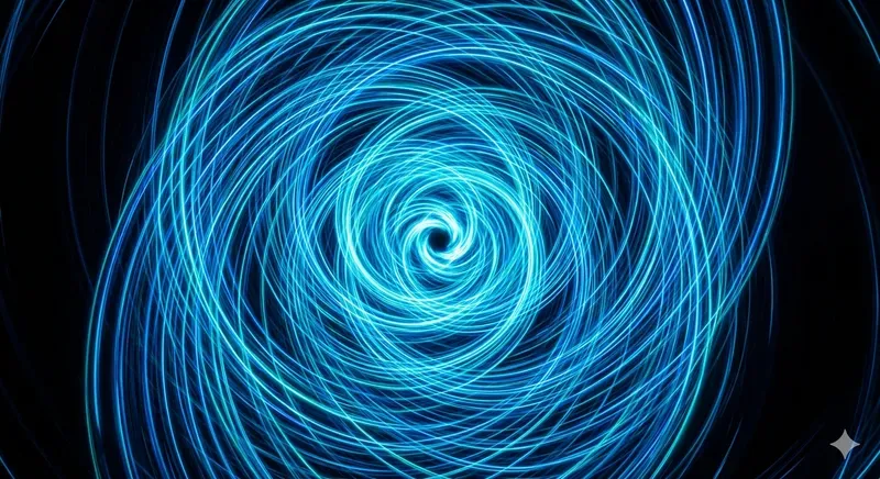 Neon Light Painting Abstract Art