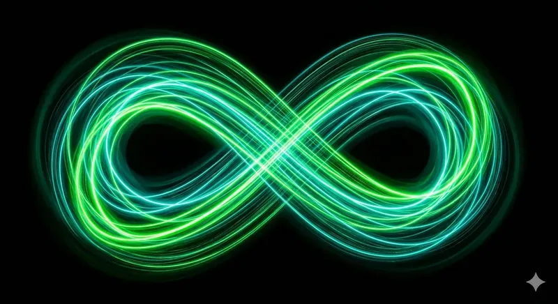 Neon Light Painting Abstract Art