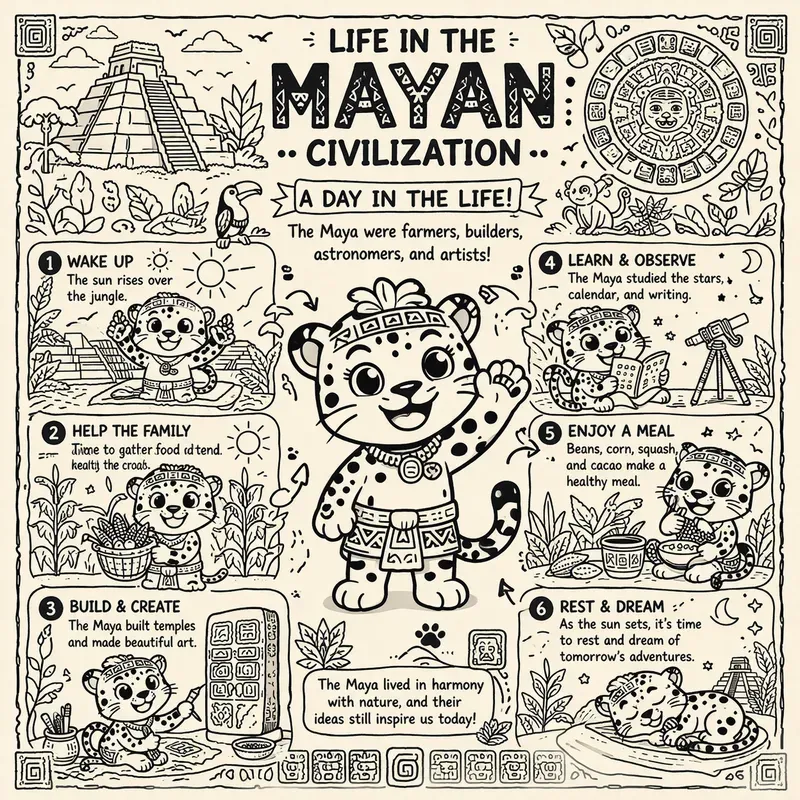 Hand Drawn Daily Life Lesson Posters Art