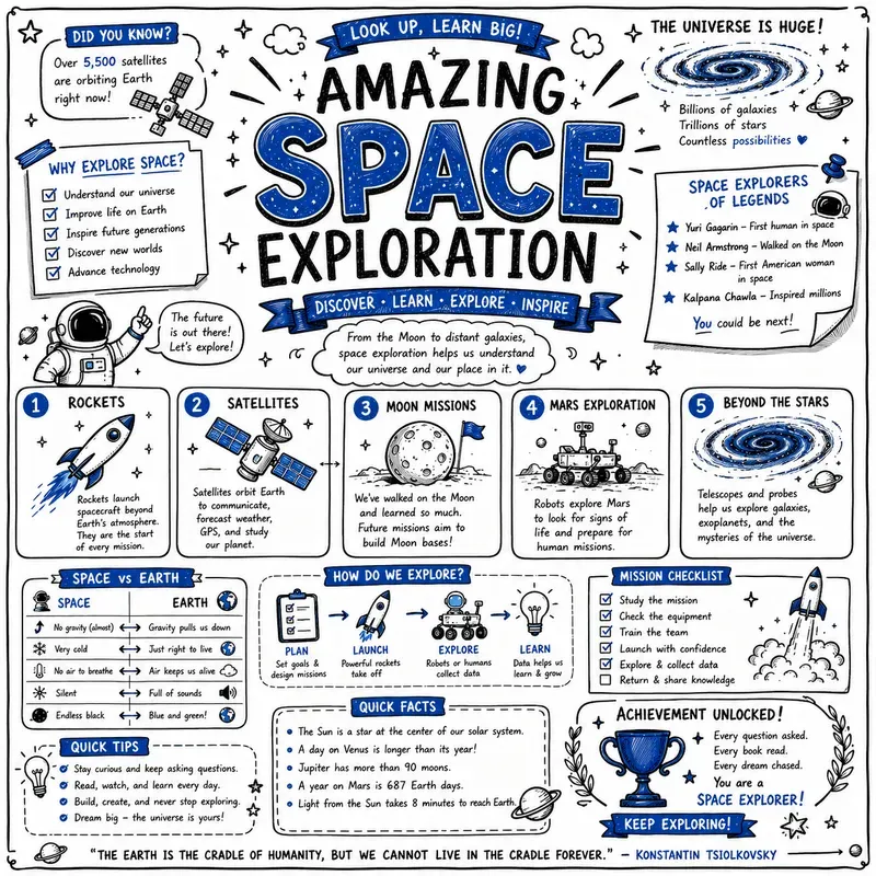 Creative Doodle Learning Poster Guides