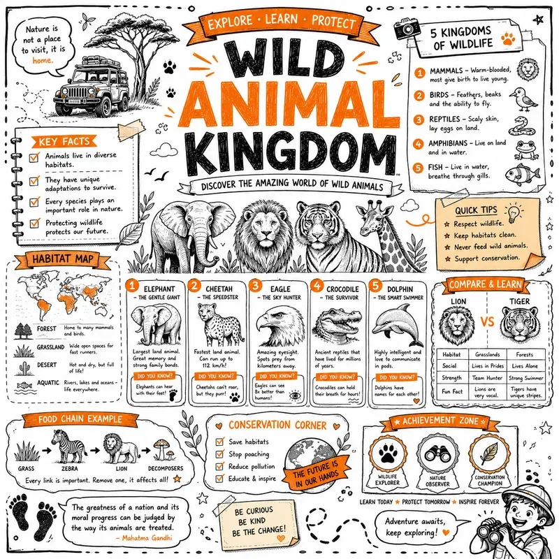 Creative Doodle Learning Poster Guides