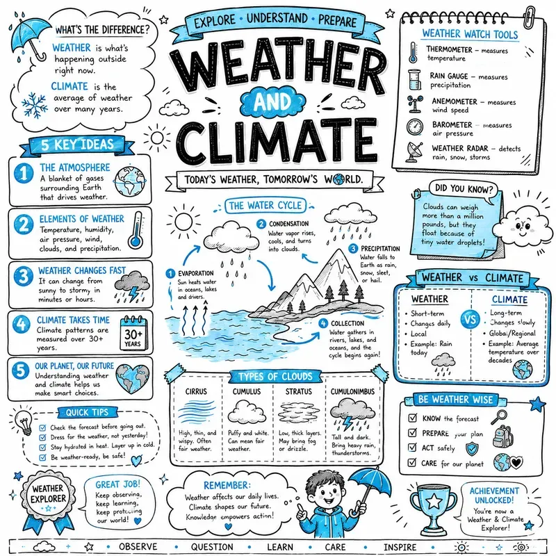 Creative Doodle Learning Poster Guides