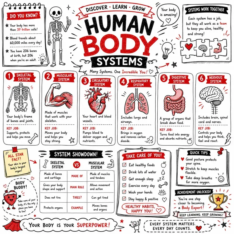 Creative Doodle Learning Poster Guides