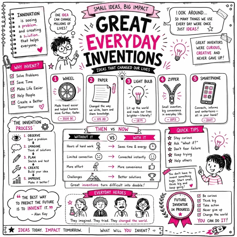 Creative Doodle Learning Poster Guides