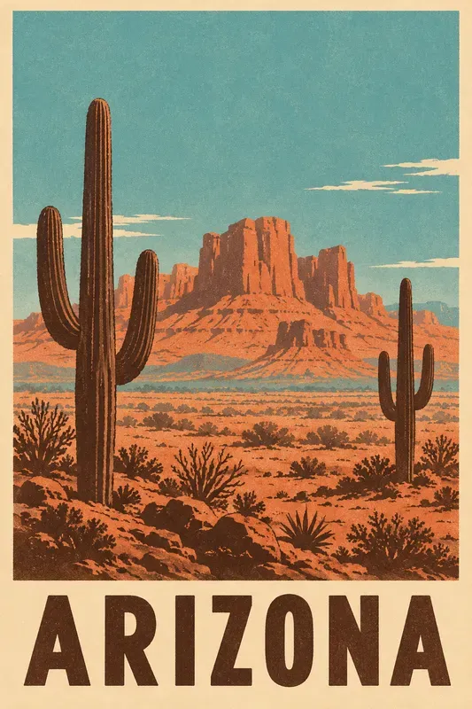 Vintage Poster Destination Wall Art