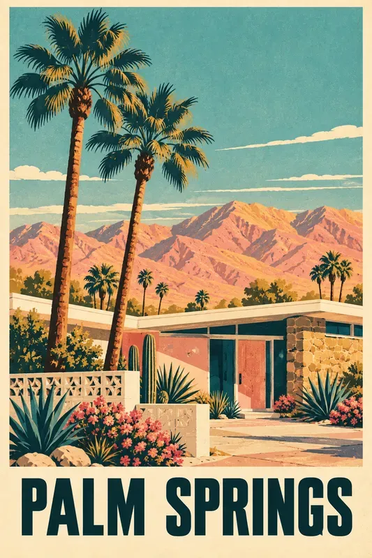 Vintage Poster Destination Wall Art