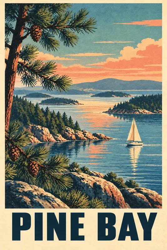 Vintage Poster Destination Wall Art