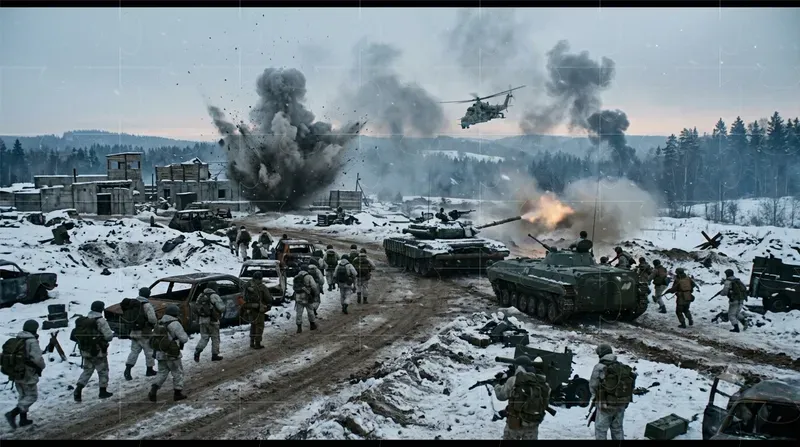 Cinematic War Zone Action Generator