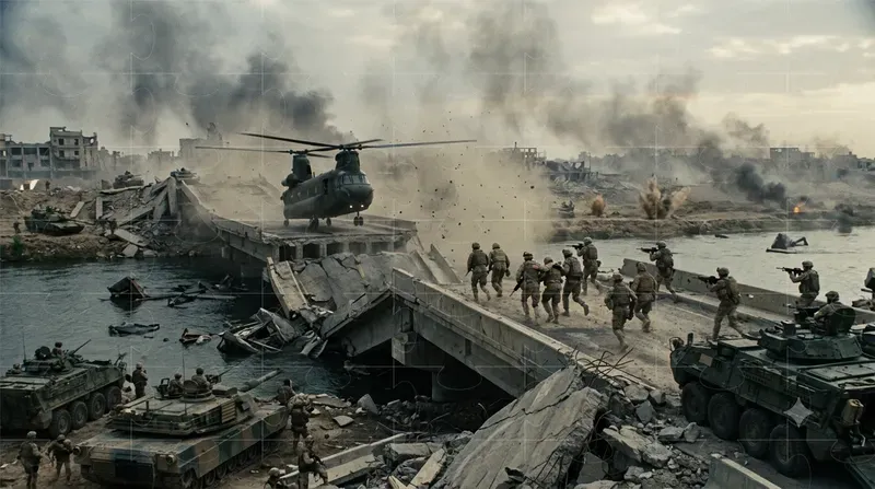 Cinematic War Zone Action Generator