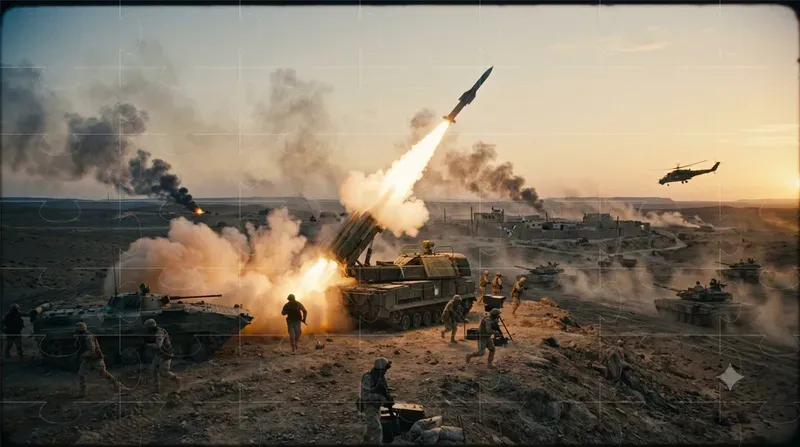 Cinematic War Zone Action Generator