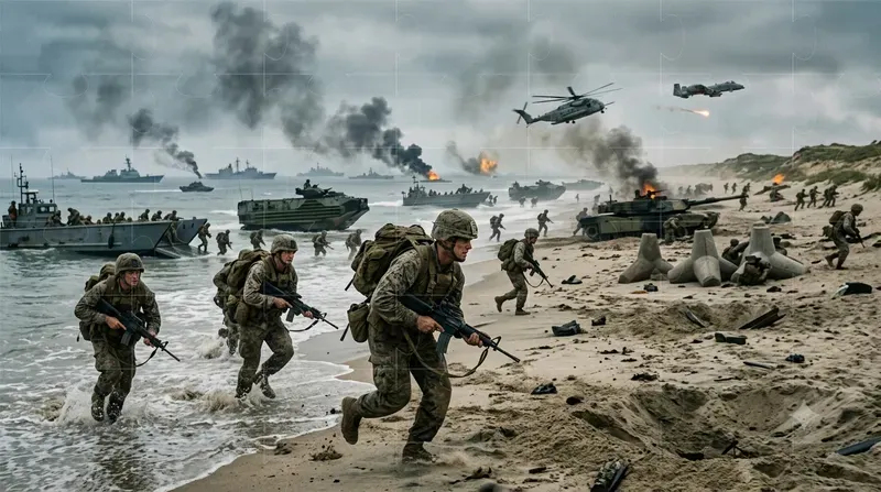 Cinematic War Zone Action Generator