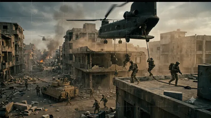 Cinematic War Zone Action Generator
