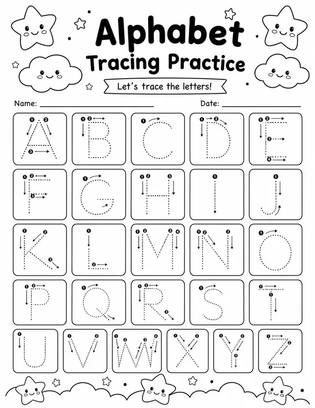 Kids Activity Worksheet Generator