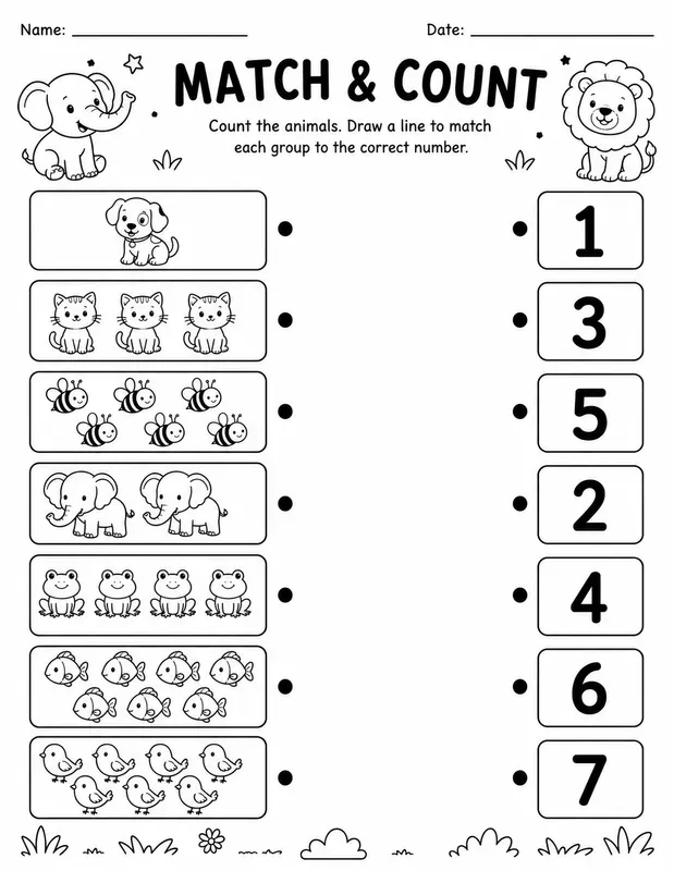 Kids Activity Worksheet Generator