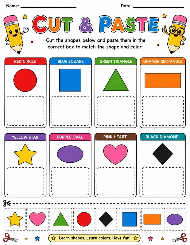 Kids Activity Worksheet Generator