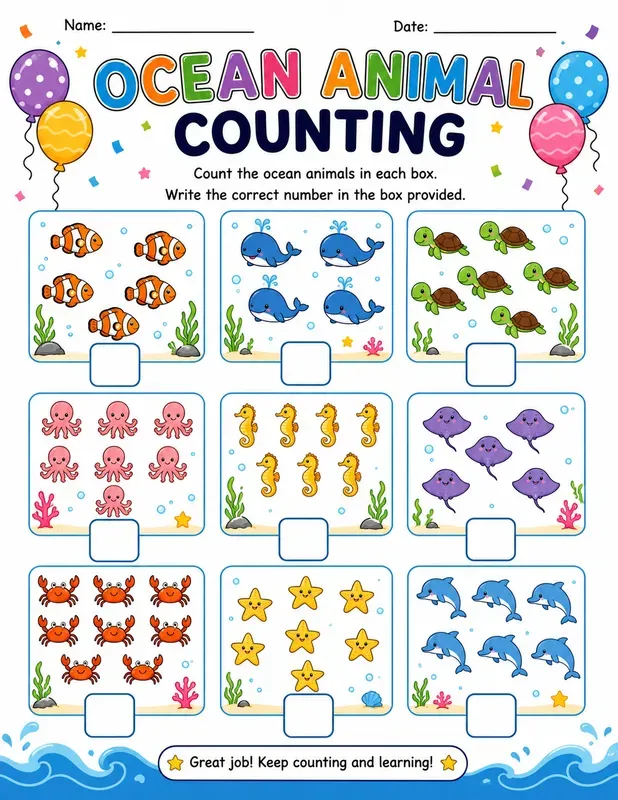 Kids Activity Worksheet Generator