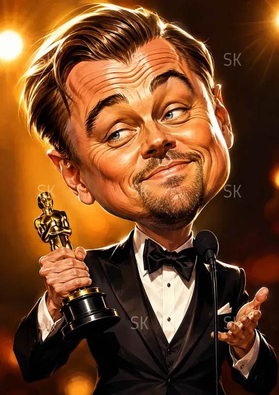 Cinematic Satirical Celebs Caricatures